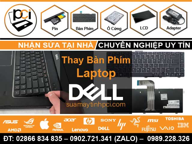 Thay Bàn Phím Laptop Dell