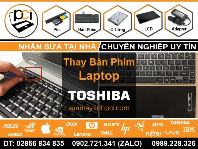 Thay Bàn Phím Laptop Toshiba