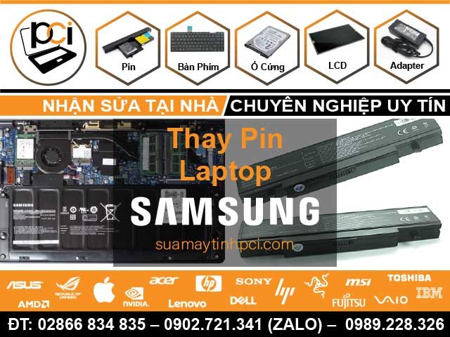 Thay Pin Laptop Samsung – Giá Rẻ Uy Tín – Có Pin Chính Hãng