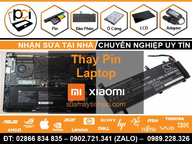 Thay Pin Laptop Xiaomi – Giá Rẻ Uy Tín – Có Pin Chính Hãng