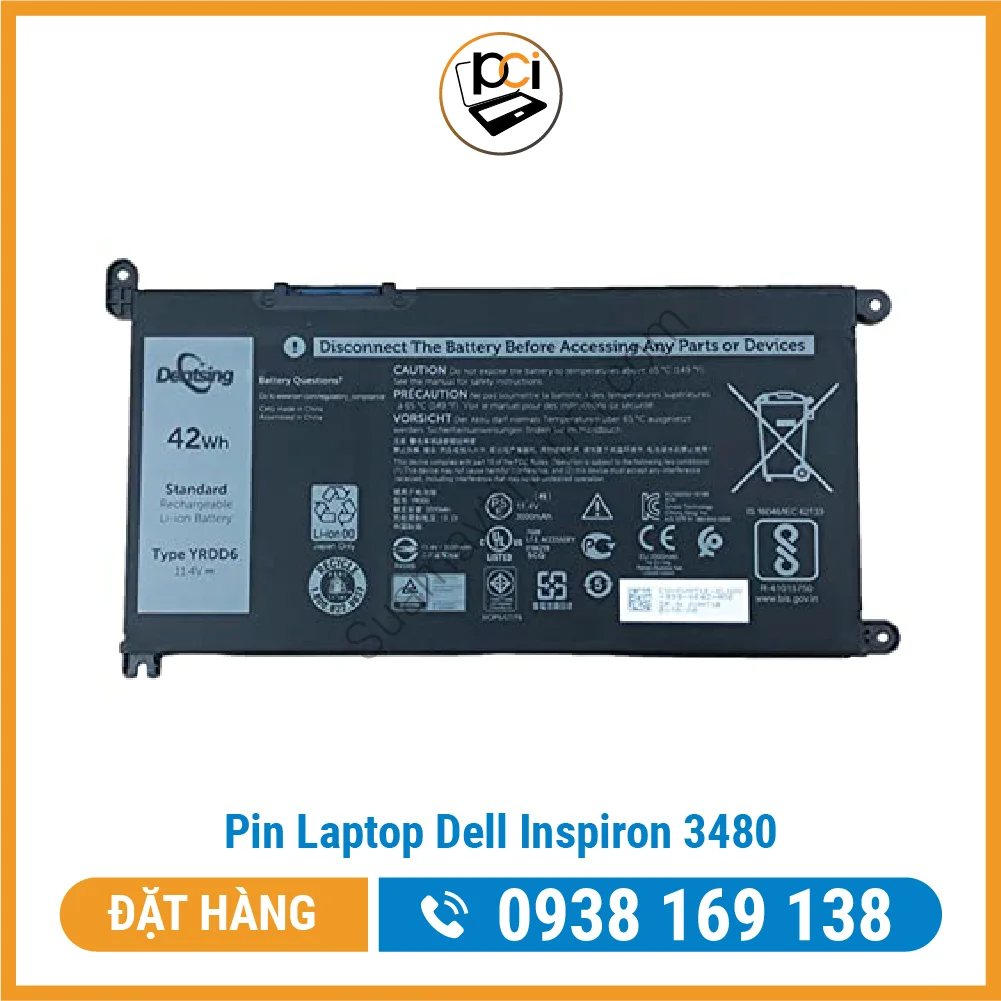 Thay Pin Laptop Dell Inspiron 3480