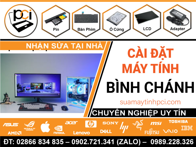 Cài Đặt Máy Tính & Laptop Giá Rẻ Tại Huyện Bình Chánh