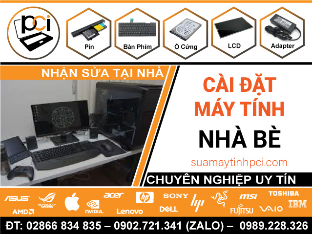 Cài Đặt Máy Tính & Laptop Giá Rẻ Tại Huyện Nhà Bè