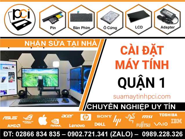 Cài Đặt Máy Tính & Laptop Giá Rẻ Tại Quận 1