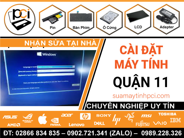 Cài Đặt Máy Tính & Laptop Giá Rẻ Tại Quận 11