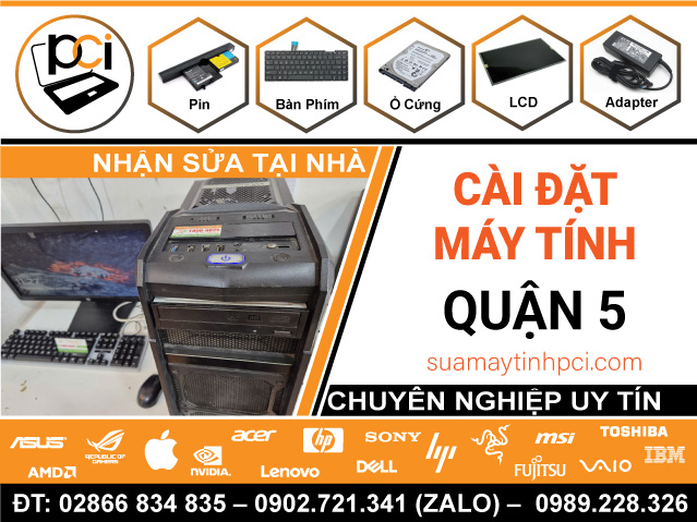 Cài Đặt Máy Tính & Laptop Giá Rẻ Tại Quận 5