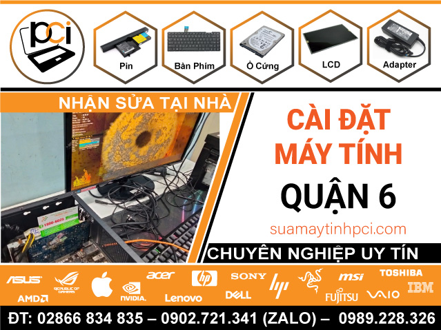 Cài Đặt Máy Tính & Laptop Giá Rẻ Tại Quận 6