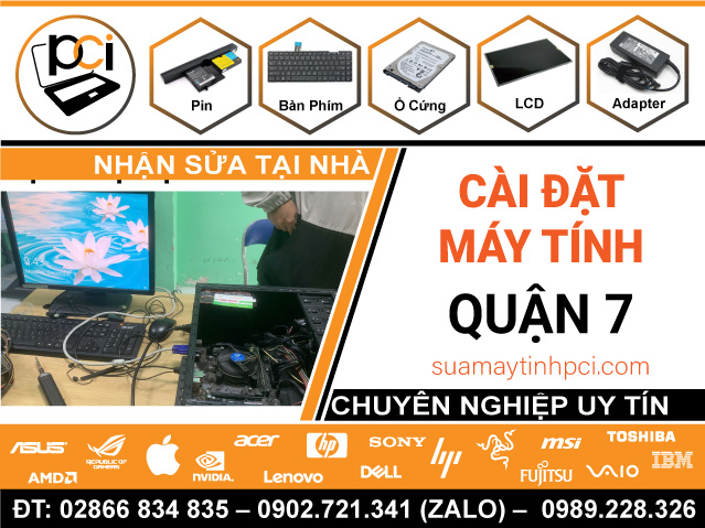 Cài Đặt Máy Tính & Laptop Giá Rẻ Tại Quận 7