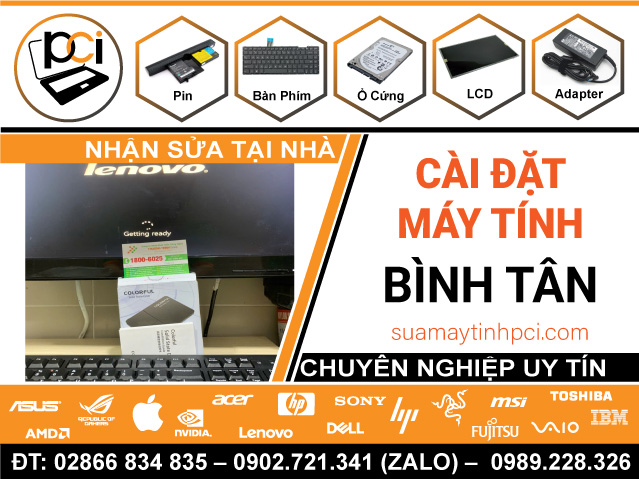 Cài Đặt Máy Tính & Laptop Giá Rẻ Tại Quận Bình Tân