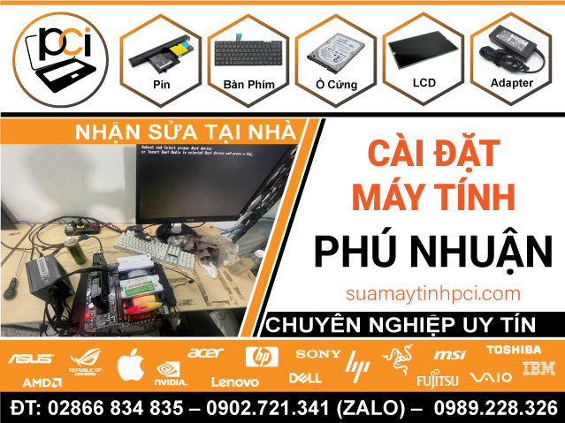 Cài Đặt Máy Tính & Laptop Giá Rẻ Tại Quận Phú Nhuận