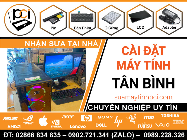 Cài Đặt Máy Tính & Laptop Giá Rẻ Tại Quận Tân Bình