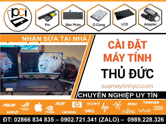 Cài Đặt Máy Tính & Laptop Giá Rẻ Tại Quận Thủ Đức