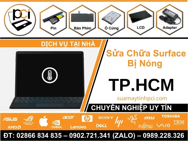 Sửa Chữa Surface Bị Nóng – Quạt Kêu To