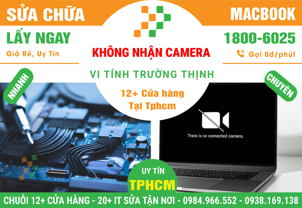 Sửa Chữa Macbook Camera Không Hoạt Động