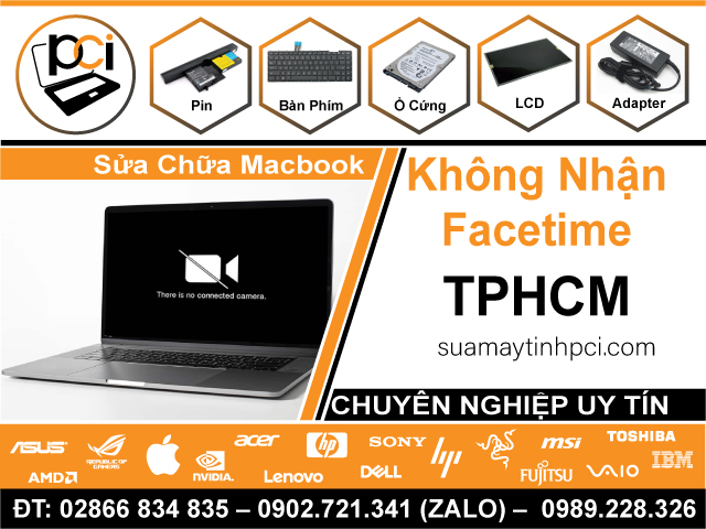 Sửa Chữa Macbook Không Nhận Facetime