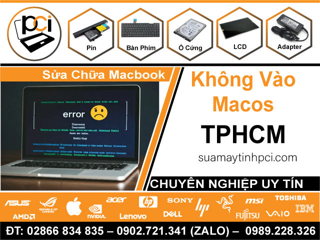 Sửa Chữa Macbook Không Vào Được Macos - Lỗi Hệ Điều Hành