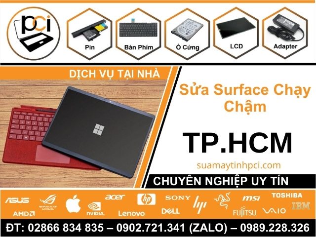 Sửa Surface Chạy Bị Chậm – Bị Đơ – Treo Máy