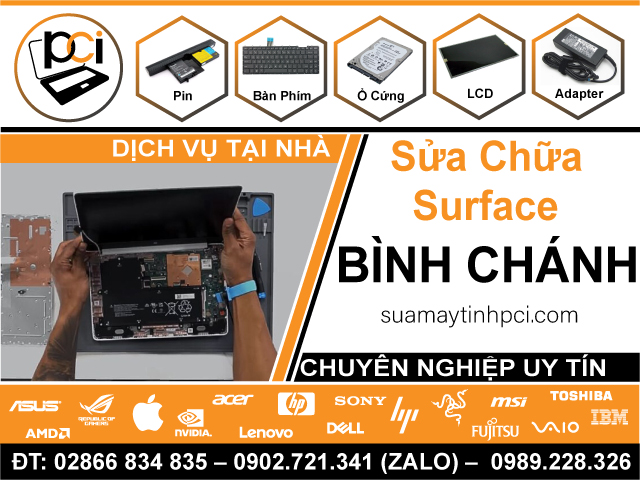 Sửa Surface Huyện Bình Chánh chuyên Nghiệp