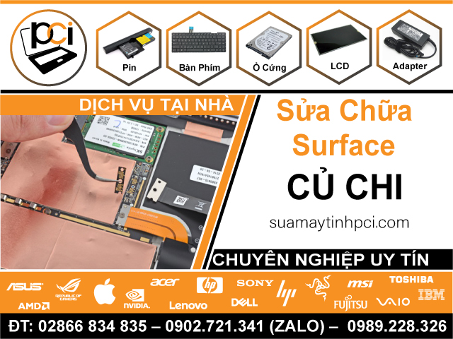 Sửa Surface Huyện Củ Chi – Sửa Tận Nhà