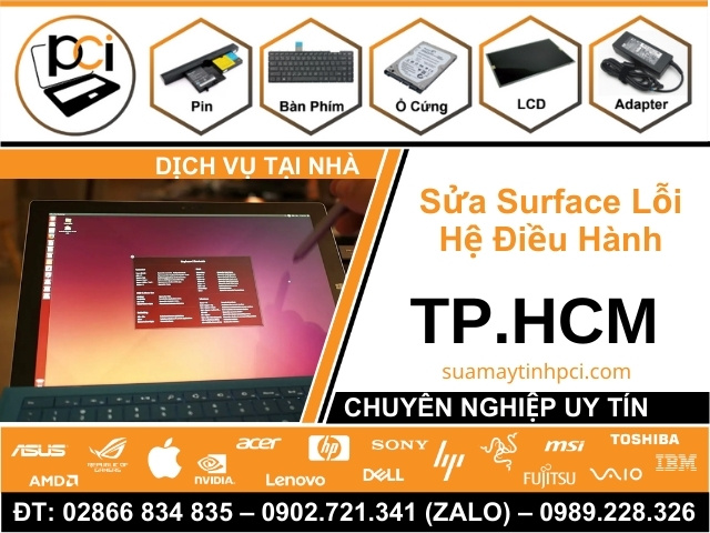 Sửa Surface Lỗi Hệ Điều Hành - Lỗi Windowns