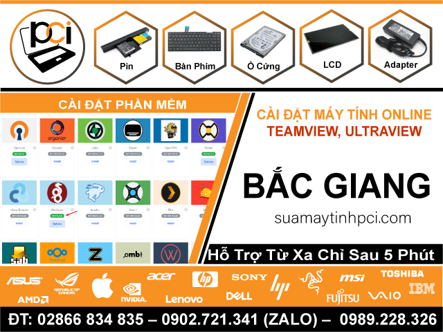 Cài Đặt Máy Tính Online Tại Bắc Giang
