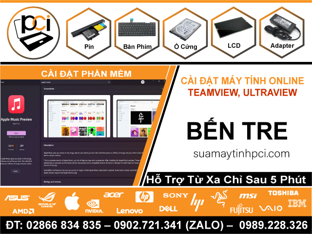 Cài Đặt Máy Tính Online Tại Bến Tre