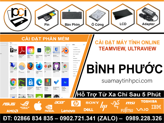 Cài Đặt Máy Tính Online Tại Bình Phước