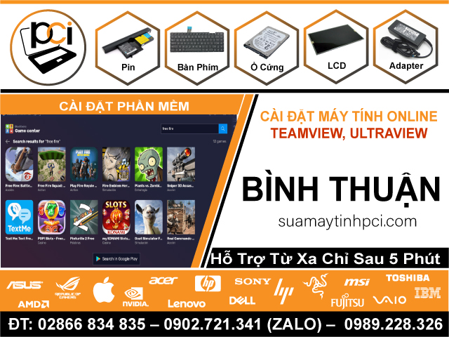 Cài Đặt Máy Tính Online Tại Bình Thuận
