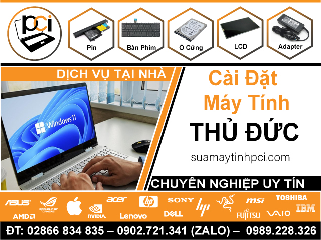 Cài Đặt Máy Tính Quận Thủ Đức