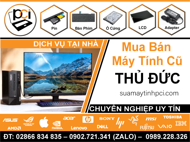 Cửa Hàng Bán Máy Tính Để Bàn Cũ Đã Lắp Sẵn Tại Quận Thủ Đức
