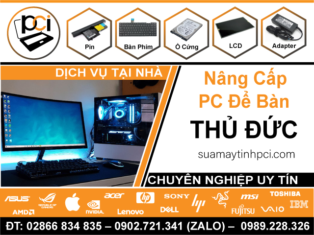 CỬa Hàng Nâng Cấp PC Để bàn Cũ Tại Thủ Đức Uy Tín