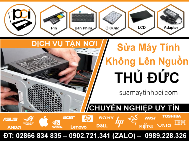 Địa Chỉ Sửa Máy Tính Không Lên Nguồn Tại Thủ Đức | Uy Tín