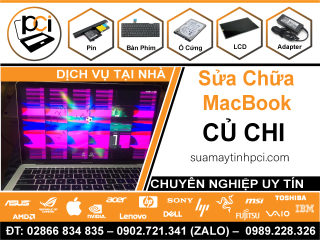 Sửa MacBook Huyện Củ Chi Giá Rẻ