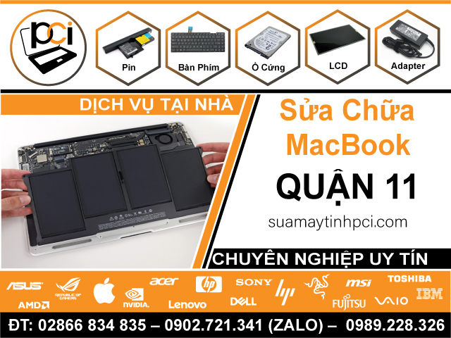Sửa MacBook Quận 11 | Dịch Vụ Tận Nơi
