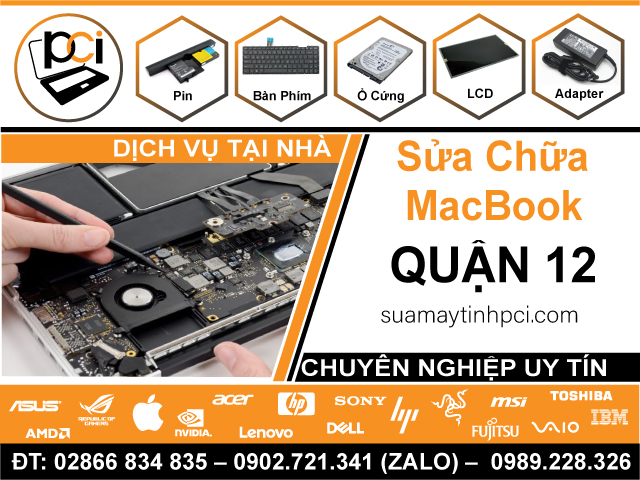 Sửa MacBook Quận 12 | Giá Rẻ, Tận Nơi