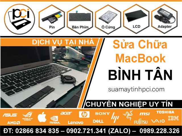  Sửa MacBook Quận Bình Tân | Nhanh Chóng