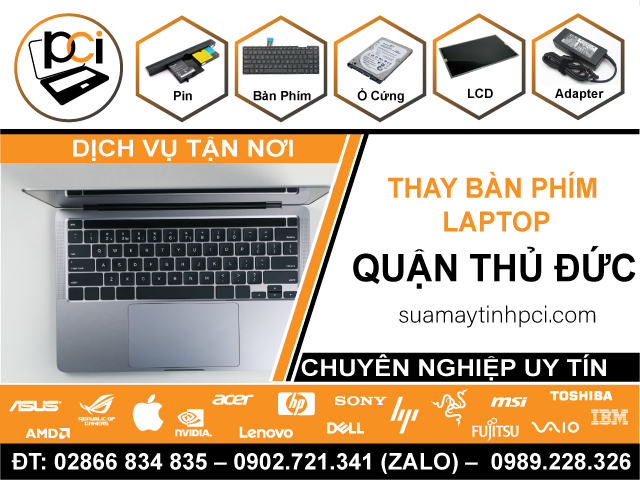 Thay Bàn Phím Laptop Quận Thủ Đức Lấy Ngay