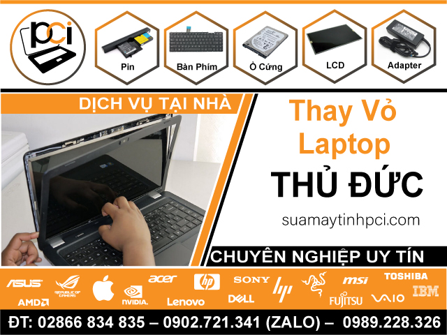 Thay Vỏ Laptop Quận Thủ Đức Chuyên Nghiệp