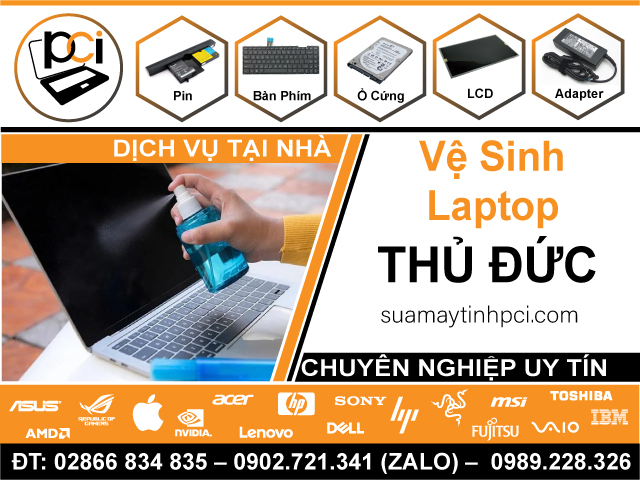 Vệ Sinh Laptop Quận Thủ Đức