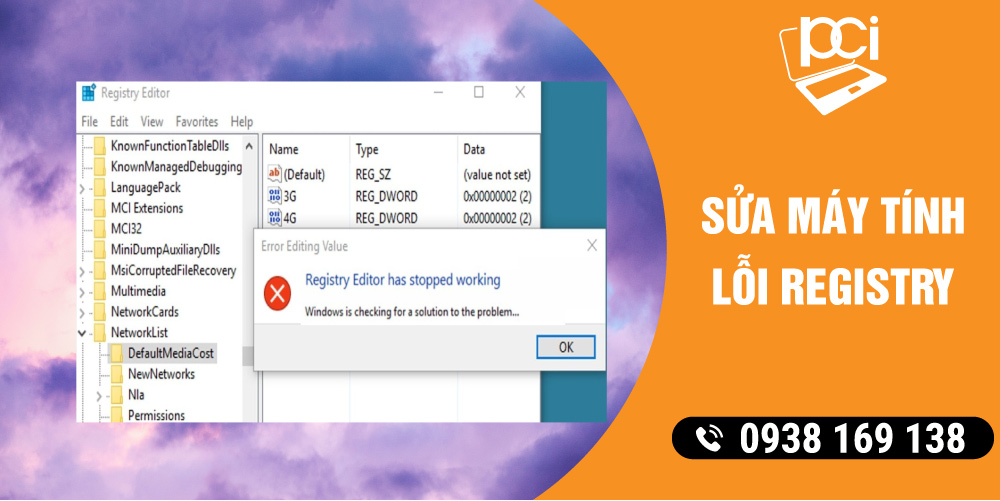 Địa Chỉ Sửa Máy Tính Bị Lỗi Registry Windows Tại Quận Tân Bình