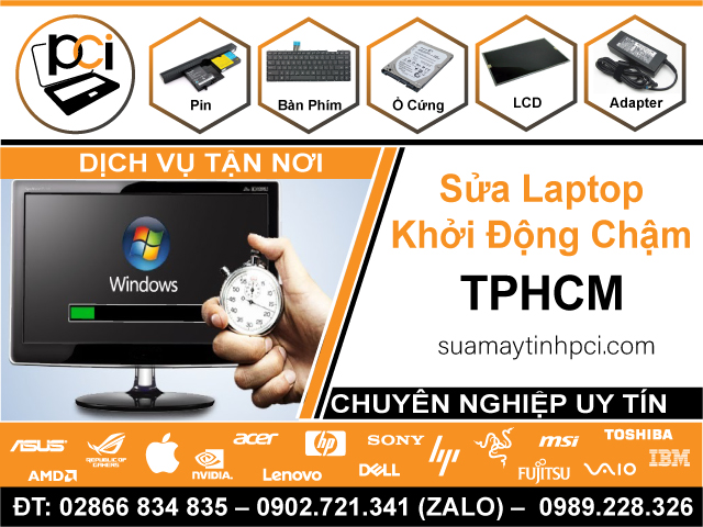 Địa Chỉ Sửa Laptop Khởi Động Chậm TPHCM