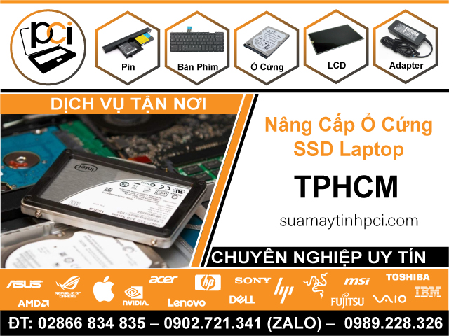Nâng Cấp Ổ Cứng SSD Laptop Tại TPHCM