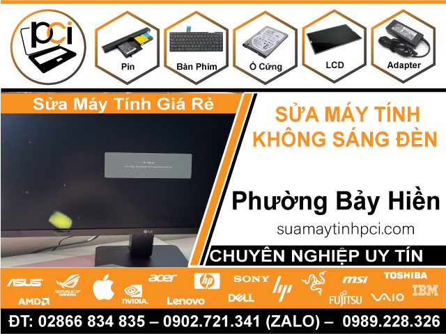 Địa Chỉ Sửa Chữa Máy Tính Bật Không Sáng Đèn Ở Phường Bảy Hiền – Quận Tân Bình Cũ