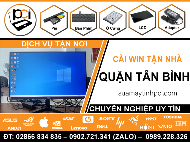 Địa Chỉ Cài Win Quận Bình Tân – Giá Rẻ, Lấy Ngay