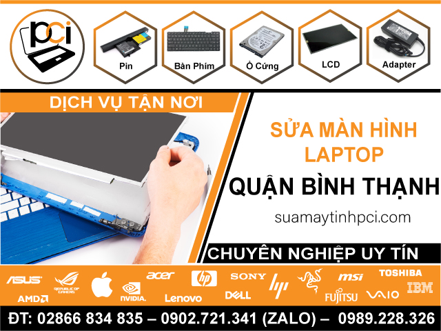 Sửa Màn Hình Laptop Quận Bình Thạnh