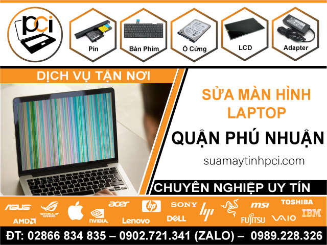 Sửa Màn Hình Laptop Quận Phú Nhuận