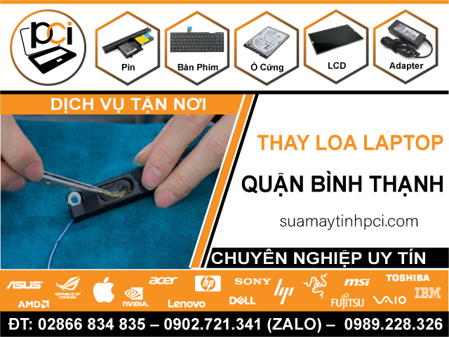 Bán – Thay Loa Laptop Quận Bình Thạnh