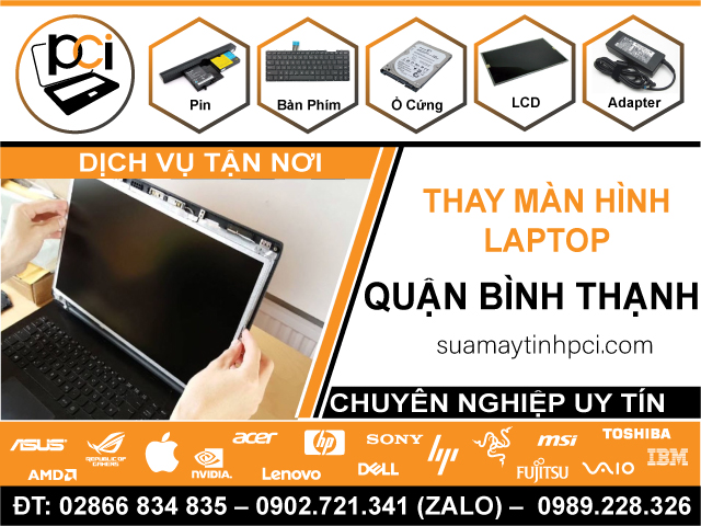 Thay Màn Hình Laptop Quận Bình Thạnh