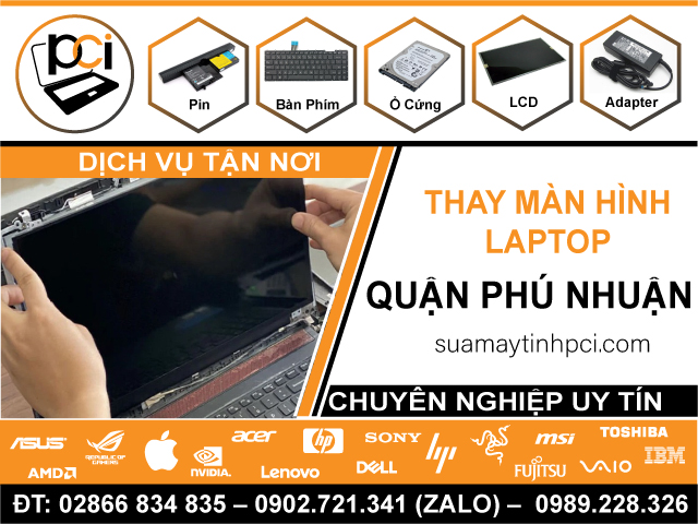 Thay Màn Hình Laptop Quận Phú Nhuận