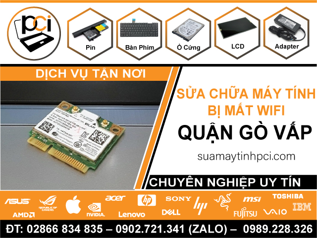 Địa Chỉ Sửa Máy Tính Mất Wifi Quận Gò Vấp - Lấy Liền